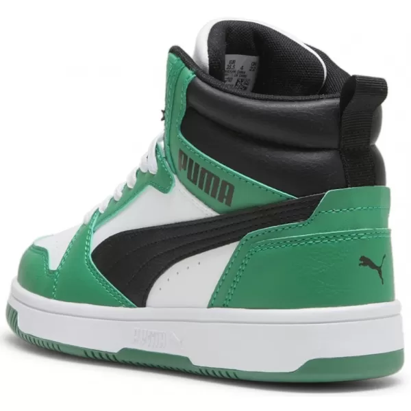  Gyerekcipők PUMA REBOUND V6 MID JR 393831-10 FEHÉR 