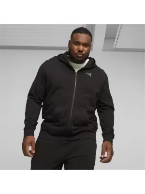 Férfi pulóver PUMA BETTER ESSENTIALS FZ HOODIE 675979-01 FEKETE