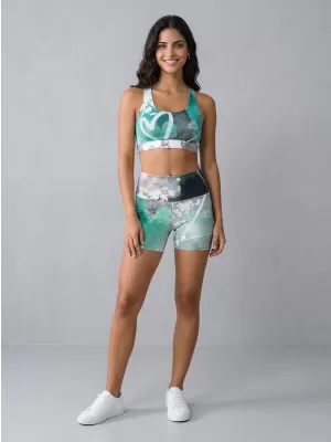 Női rövid prémium leggings ALTISPORT VOJ/ALW017LEG03 TÜRKIZ