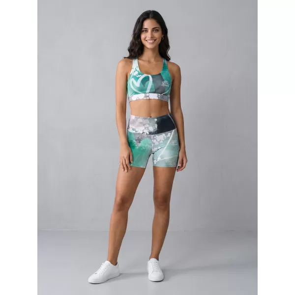  Női rövid prémium leggings ALTISPORT VOJ/ALW017LEG03 TÜRKIZ 