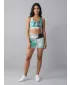 Női rövid prémium leggings ALTISPORT VOJ/ALW017LEG03 TÜRKIZ