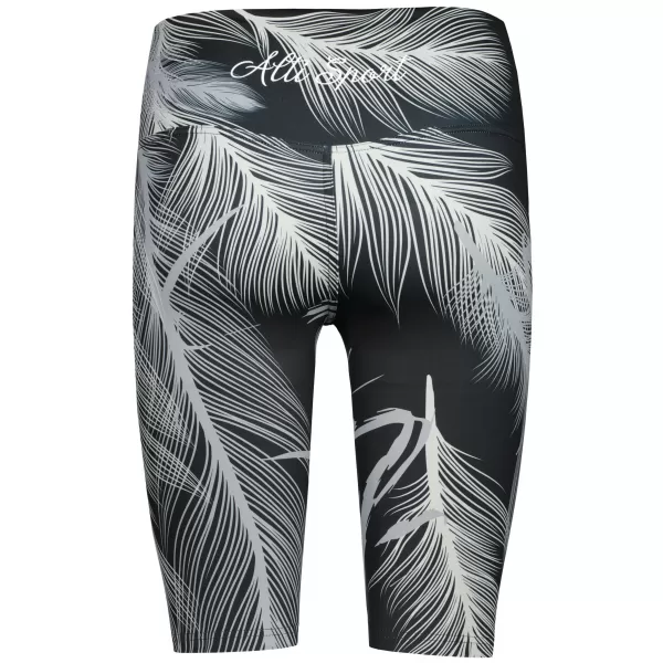  Térd feletti női leggings prémium ALTISPORT VOJ/ALW001LEG02 FEKETE/SZÜRKE 