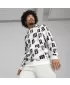 Férfi pulóver PUMA ESS+ LOGO LAB AOP HOODIE 678983-02 FEHÉR