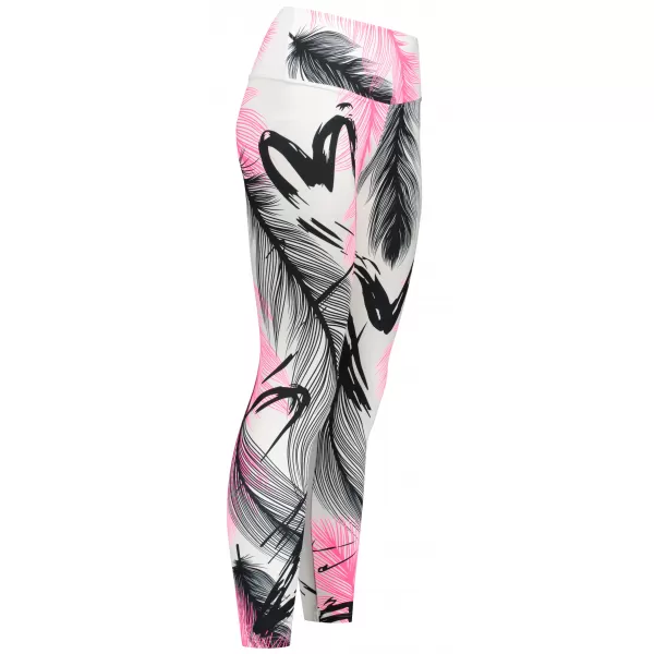  Női hosszú prémium leggings ALTISPORT VOJ/ALW001LEG01 FEHÉR RÓZSASZÍN 