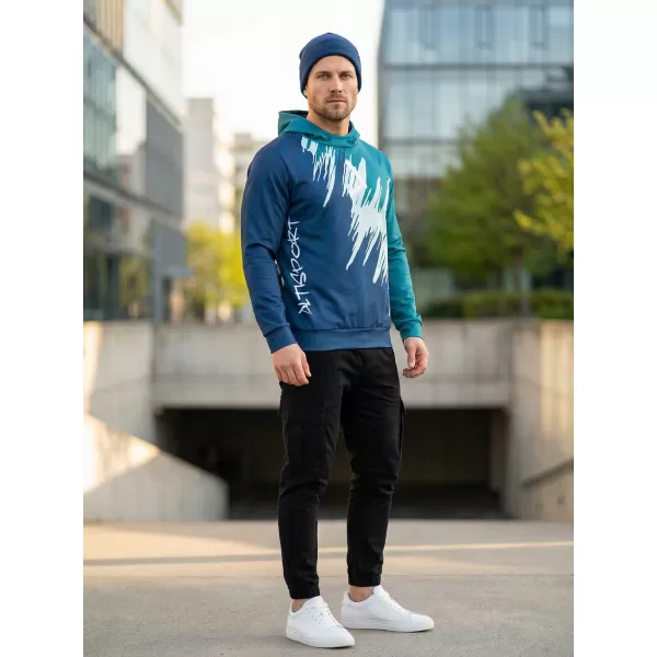  Férfi prémium funkcionális pulóver ALTISPORT VOJ/ALM006MI01 KEROZIN/KÉK 