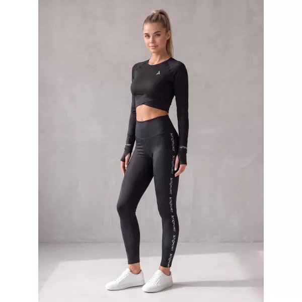  Női hosszú prémium leggings ALTISPORT VOJ/ALW021LEG01 FEKETE 