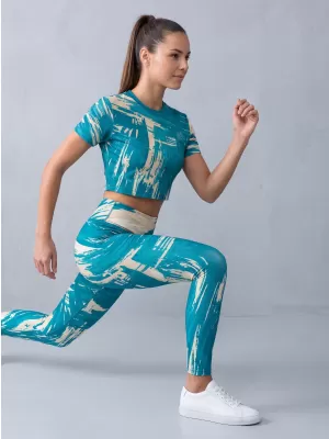 Női hosszú prémium leggings ALTISPORT VOJ/ALW010LEG01 KEROZIN/BARNA
