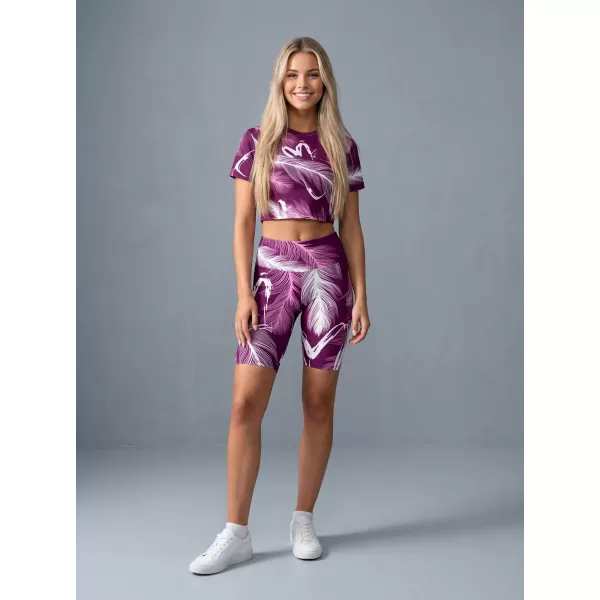  Térd feletti női leggings prémium ALTISPORT VOJ/ALW001LEG02 FUKSZIA 