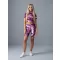 Térd feletti női leggings prémium ALTISPORT VOJ/ALW001LEG02 FUKSZIA