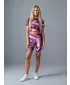 Térd feletti női leggings prémium ALTISPORT VOJ/ALW001LEG02 FUKSZIA