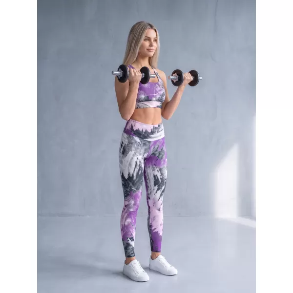  Női hosszú prémium leggings ALTISPORT VOJ/ALW016LEG01 LILA 