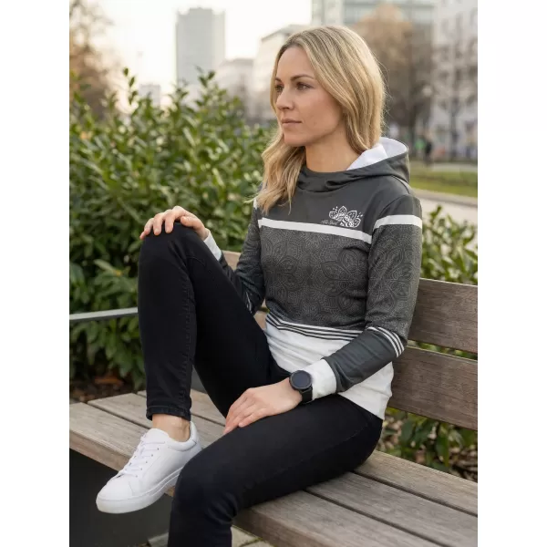  Női prémium pulóver ALTISPORT VOJ/ALW023MI01 SZÜRKE 
