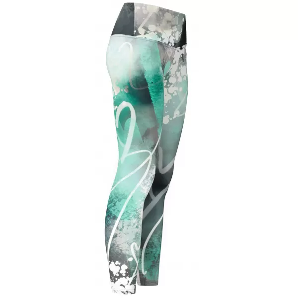  Női hosszú prémium leggings ALTISPORT VOJ/ALW017LEG01 TÜRKIZ 