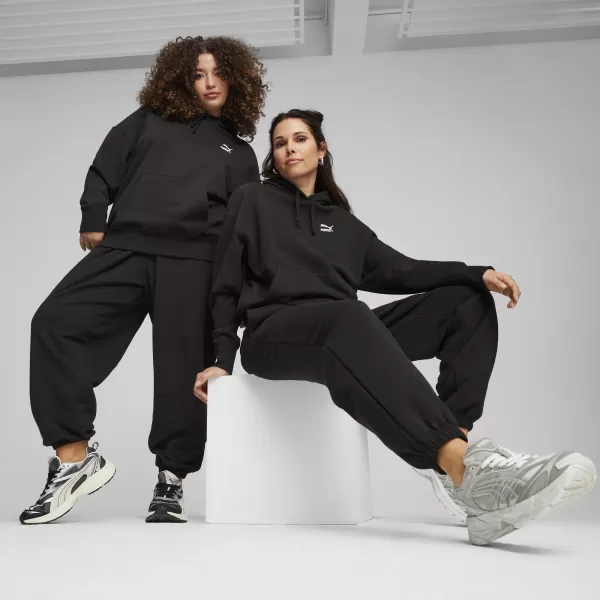  Női pulóver PUMA BETTER RELAXED HOODIE 624227-01 FEKETE 