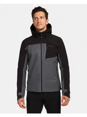 Férfi softshell kabát KILPI RAVIO-M UM0126KI SÖTÉTSZÜRKE