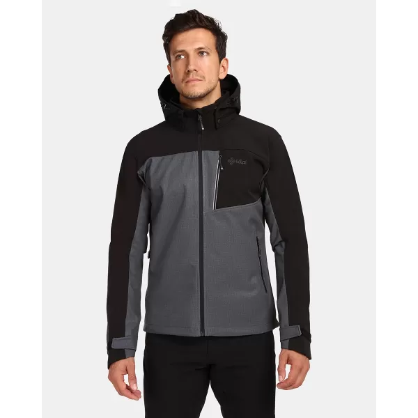  Férfi softshell kabát KILPI RAVIO-M UM0126KI SÖTÉTSZÜRKE 