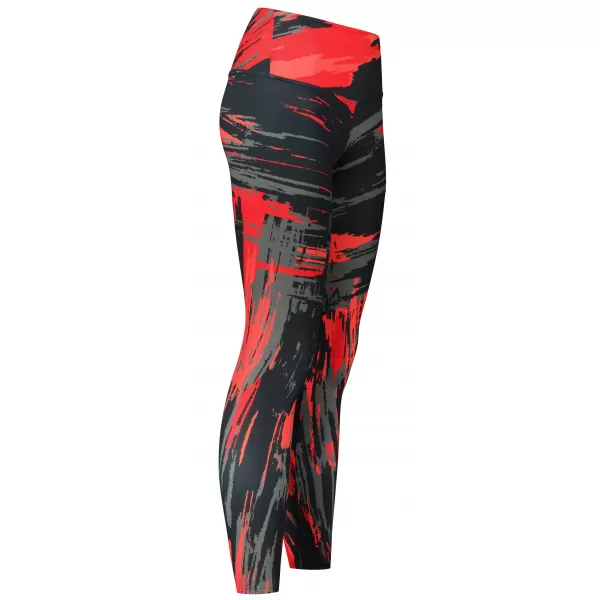  Női hosszú prémium leggings ALTISPORT VOJ/ALW010LEG01 FEKETE ÉS PIROS 