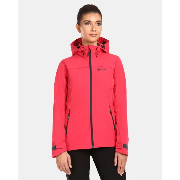  Női softshell kabát KILPI RAVIA-W UL0124KI RÓZSASZÍN 