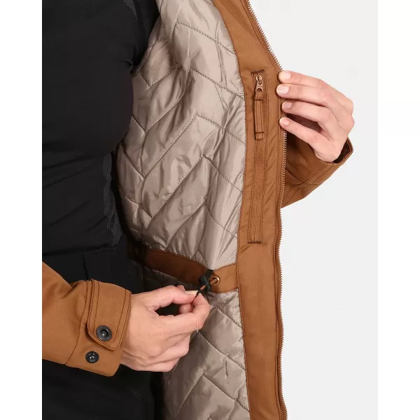  Női télikabát KILPI PERU-W UL0125KI BARNA 