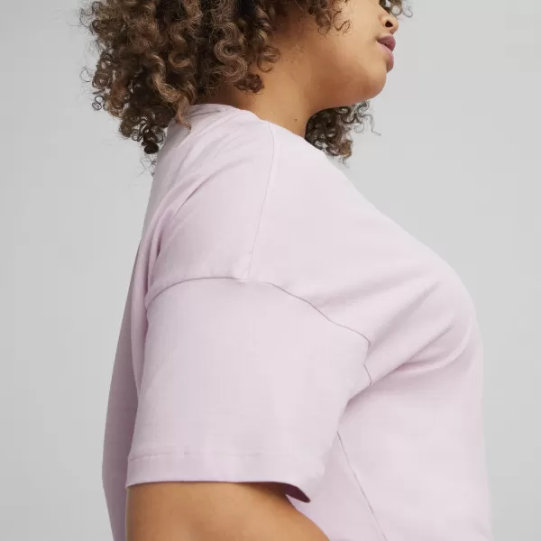  Női póló PUMA ESS CROPPED LOGO TEE 586866-60 LILA 