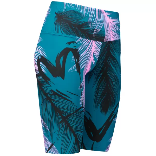  Térd feletti női leggings prémium ALTISPORT VOJ/ALW001LEG02 BENZINES/VILÁGOS RÓZSASZÍN 
