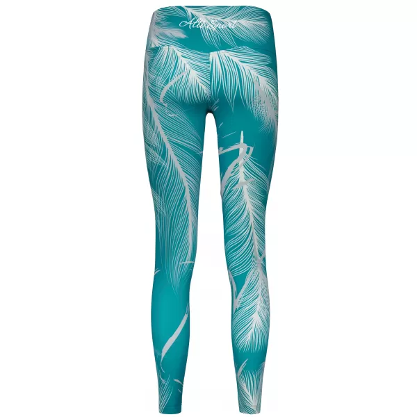  Női hosszú prémium leggings ALTISPORT VOJ/ALW001LEG01 SMARAGD 