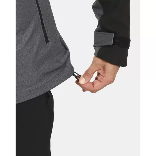  Férfi softshell kabát KILPI RAVIO-M UM0126KI SÖTÉTSZÜRKE 