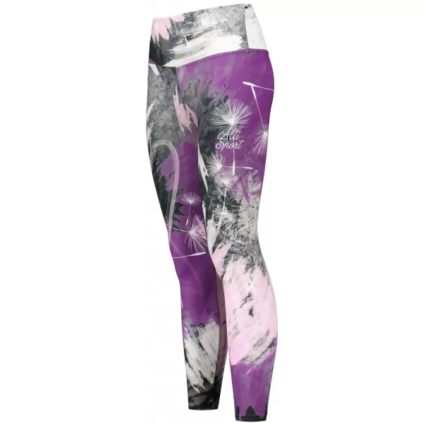  Női hosszú prémium leggings ALTISPORT VOJ/ALW016LEG01 LILA 