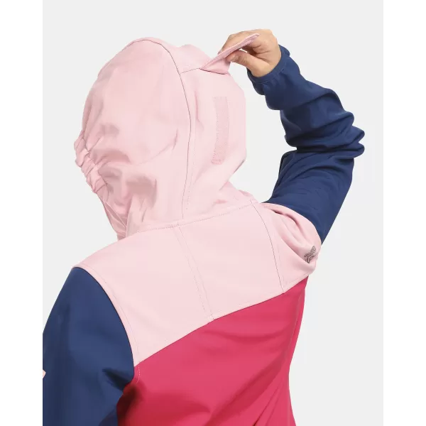  Lányos softshell kabát KILPI RAVIA-J UJ0119KI RÓZSASZÍN 