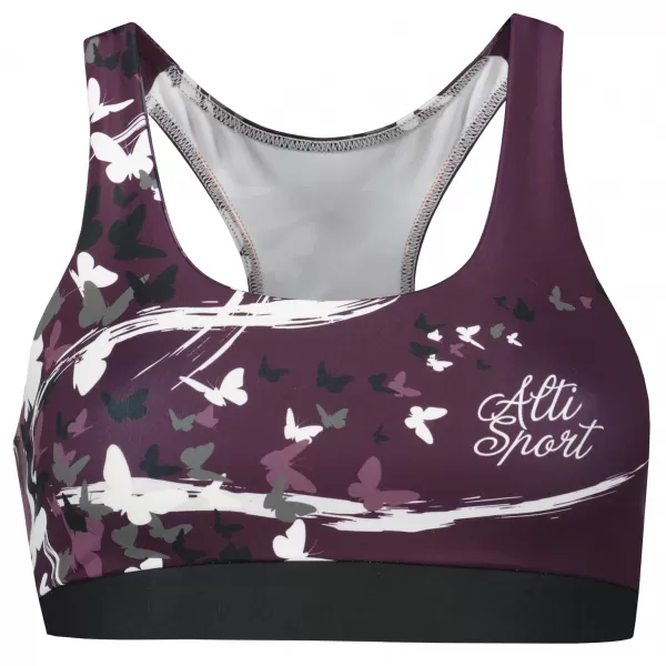  Női prémium sportmelltartó ALTISPORT VOJ/ALW022POD01 LILA 