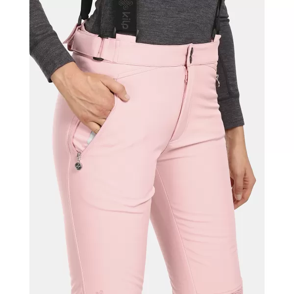  Női softshell sínadrág KILPI DIONE-W UL0408KI VILÁGOS RÓZSASZÍN 