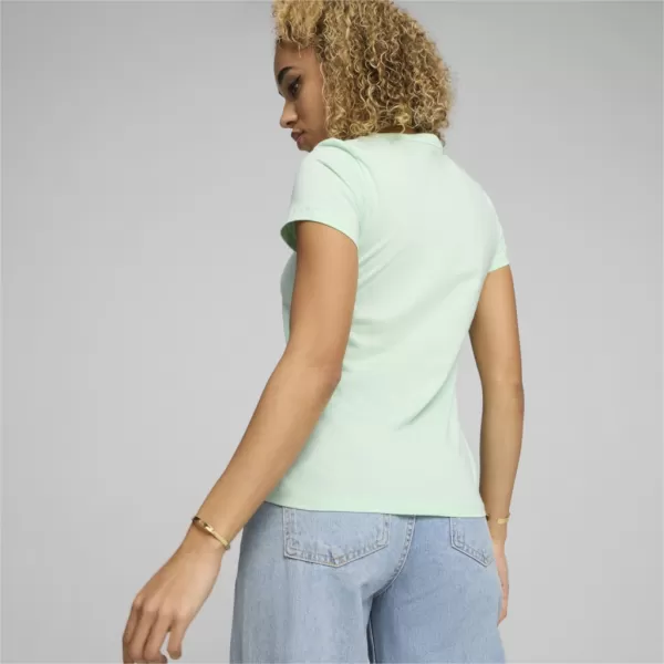  Női póló PUMA ESS LOGO TEE 586775-90 ZÖLD 