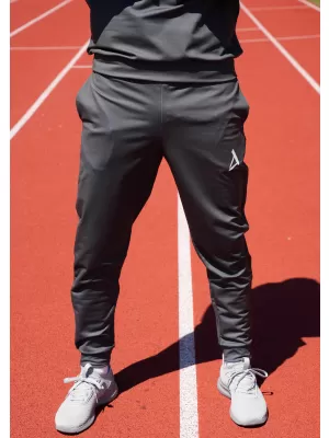 Unisex funkční tepláky premium ALTISPORT VOJ/ALM013TEP01 ŠEDÁ