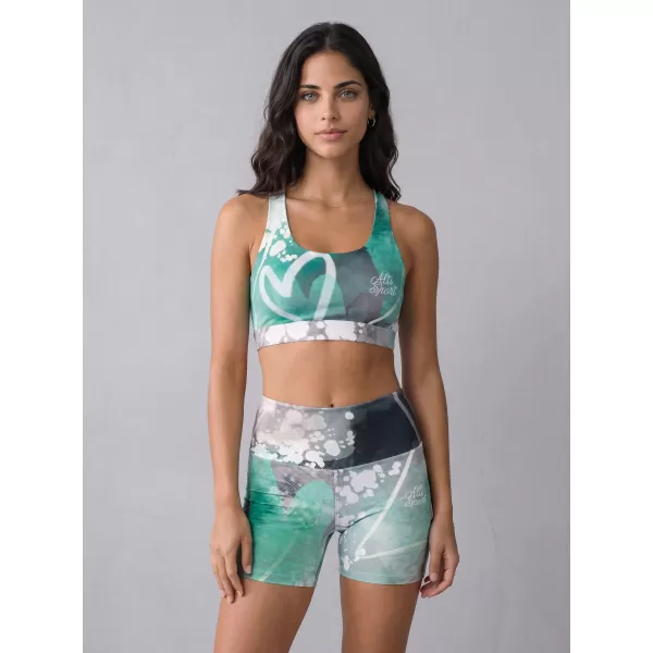  Női rövid prémium leggings ALTISPORT VOJ/ALW017LEG03 TÜRKIZ 