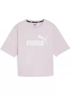 Női póló PUMA ESS CROPPED LOGO TEE 586866-60 LILA