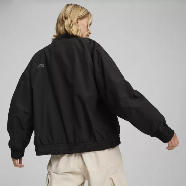  Női kabát PUMA STYLE JACKET 623687-01 FEKETE 