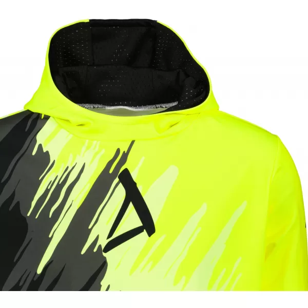  Férfi prémium funkcionális pulóver ALTISPORT VOJ/ALM006MI01 FEKETE ÉS SÁRGA 