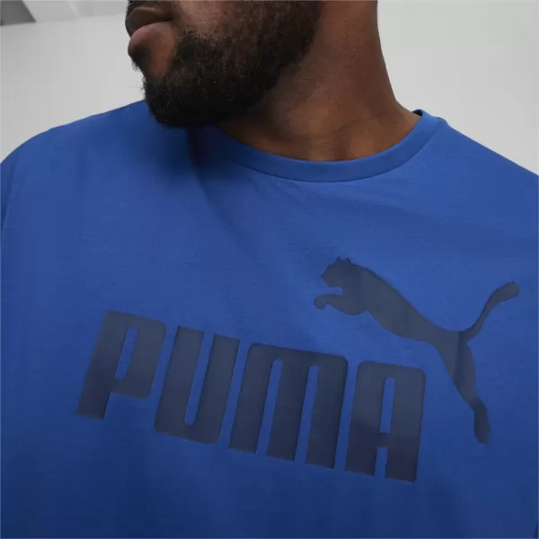  Férfi póló PUMA ESS LOGO TEE 586667-59 KÉK 