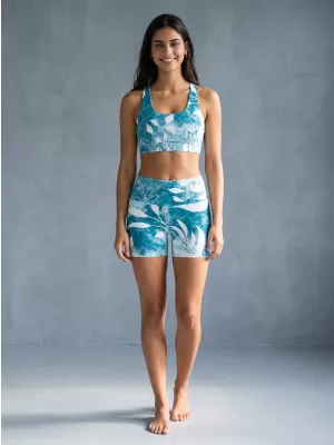 Női rövid prémium leggings ALTISPORT VOJ/ALW020LEG03 KÉK