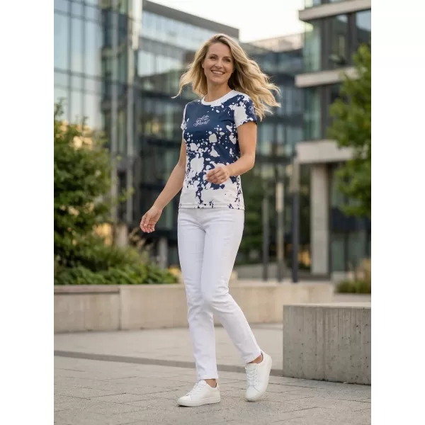 Prémium funkcionális női póló ALTISPORT VOJ/ALW012TR01 FEHÉR KÉK 