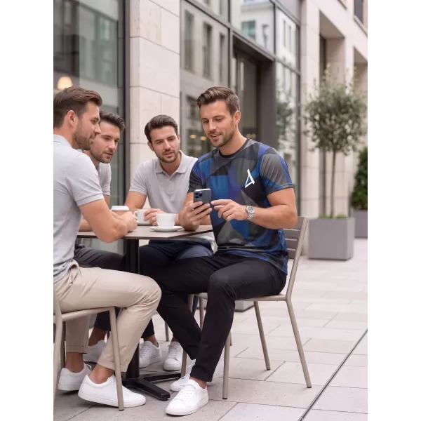  Férfi prémium plusz funkcionális póló ALTISPORT VOJ/ALM007TR02 SÖTÉTKÉK 