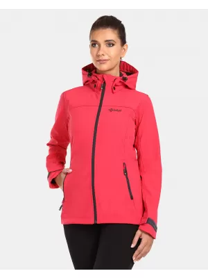 Női softshell kabát KILPI RAVIA-W UL0124KI RÓZSASZÍN
