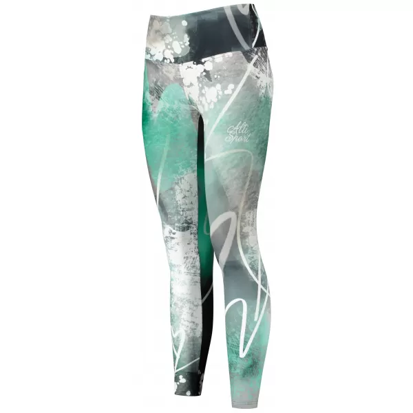  Női hosszú prémium leggings ALTISPORT VOJ/ALW017LEG01 TÜRKIZ 
