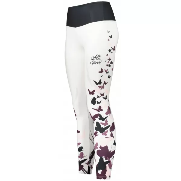  Női hosszú prémium leggings ALTISPORT VOJ/ALW022LEG01 FEHÉR 