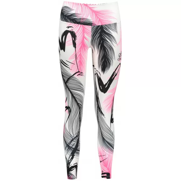  Női hosszú prémium leggings ALTISPORT VOJ/ALW001LEG01 FEHÉR RÓZSASZÍN 