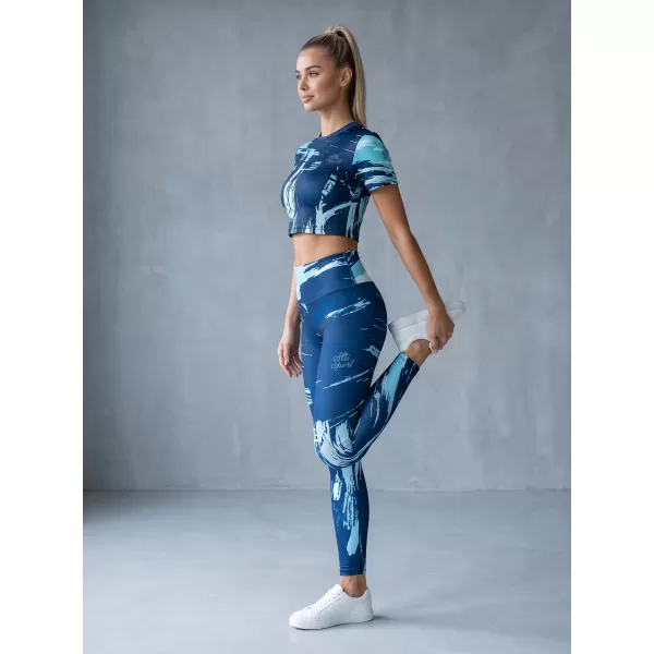  Női hosszú prémium leggings ALTISPORT VOJ/ALW010LEG01 KIRÁLYKÉK 