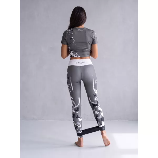  Női hosszú prémium leggings ALTISPORT VOJ/ALW022LEG01 SZÜRKE 