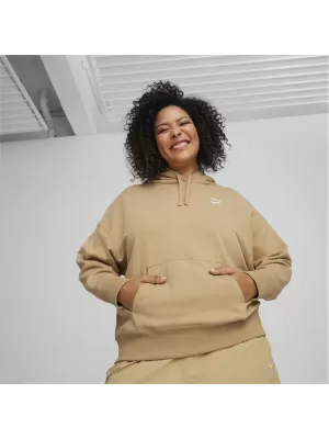 Női pulóver PUMA BETTER RELAXED HOODIE 624227-83 BÉZS