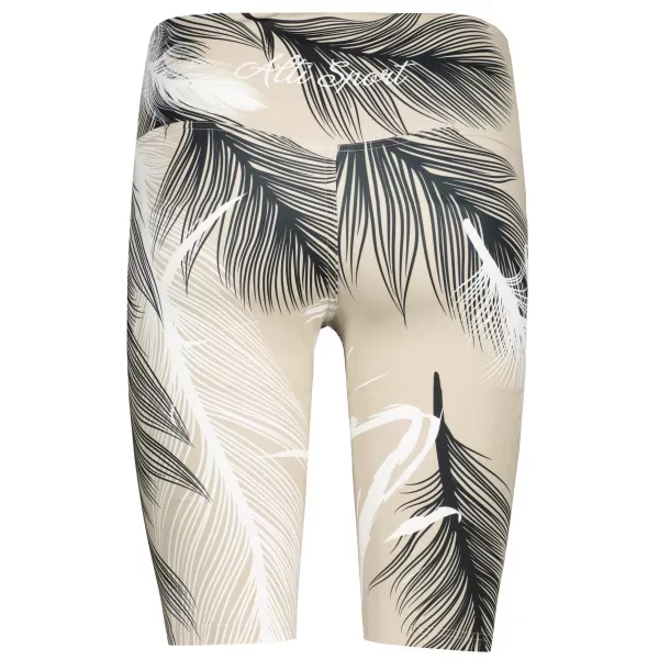  Térd feletti női leggings prémium ALTISPORT VOJ/ALW001LEG02 BARNA 
