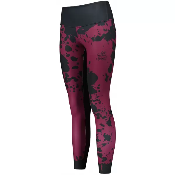  Női hosszú prémium leggings ALTISPORT VOJ/ALW012LEG01 LILA/FEKETE 